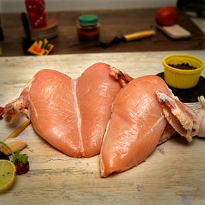 Chicken Breast Bone In - Whole (With Wings)