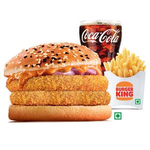 Crispy Veg Double Patty Meal,