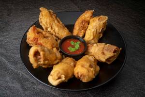 Chicken Wrapped Prawns