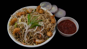Prawns Schezwan Hakka Noodles