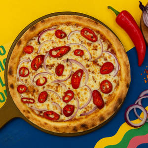 Blazing Onion & Paprika Pizza