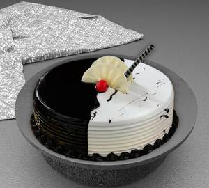 Chocolate Vanilla Cake