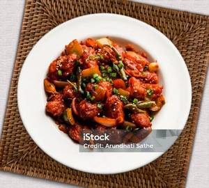 Crispy chicken chilli