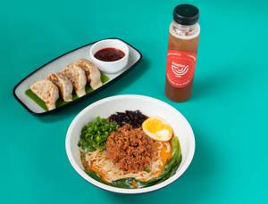 Tantanmen Chicken Ramen + Gyoza + Drink