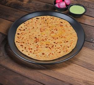 2 Aloo Pyaz Paratha With Pickle