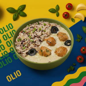 Chicken Alfredo Rice Risotto Bowl