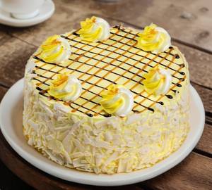 Eggless Butterscotch Cake [Round]