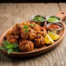 Veg Achari Paneer Momos