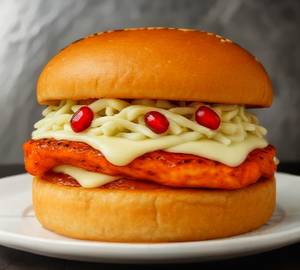 Grilled chicken with cheese