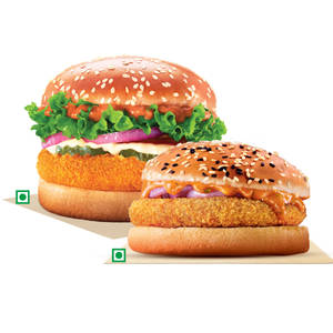 Veg Whopper Deluxe + Crispy Veg.