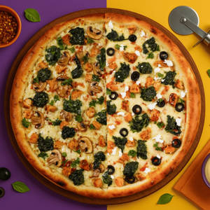 Crusto's Half & Half Large Pizza