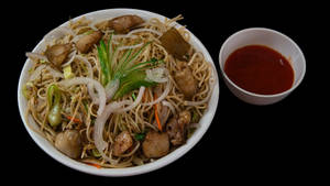 Pork Schezwan Hakka Noodles