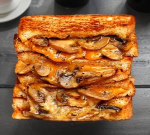 Mushroom cheese sandwich