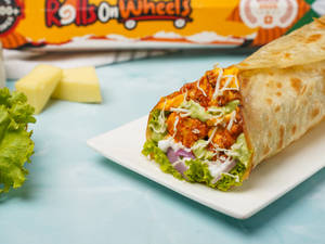 Cheese Burst Butter Paneer Frankie Roll