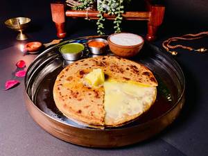 Kids Special Only Cheese Paratha (1 Pc - Whole Wheat - No Spicy)