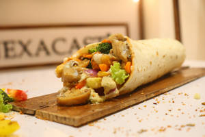 Cheese Alfredo Veg Burrito