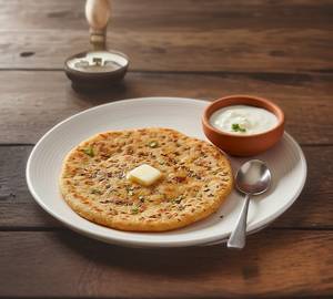 Tawa Green Chilli Paratha