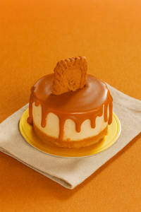 Lotus biscoff Cheesecake Slice