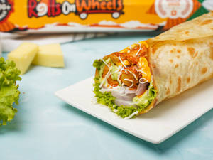 Cheese Burst Butter Chicken Frankie Roll