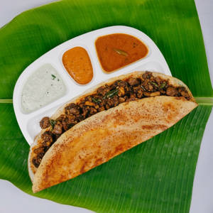 Mushroom Masala Dosa