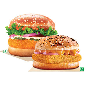 Veg Whopper Deluxe + Veg Makhani Burst