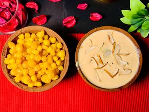 Sweet Boondi With Rabri (made In Desi Ghee)