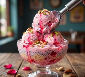 Falooda scooping