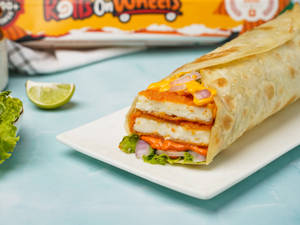 Peri Peri Paneer Burger Roll