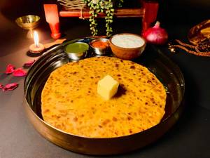 Paneer Pyaaz Paratha (1 Pc - Whole Wheat)