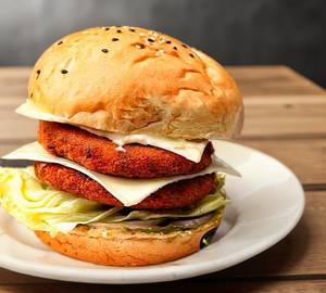Veg Double Tikki Cheese Burger