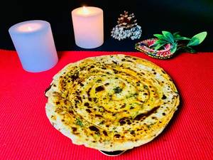 Masala Lachha Roti Ghee (1 Pc - Whole Wheat - Spicy)