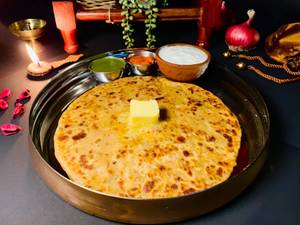 Aloo Pyaaz Paratha (1 Pc - Whole Wheat)