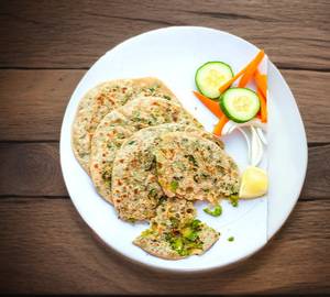 Desi Ghee Matar Pyaj Paratha 1 Piece