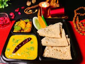 Toor Dal Tadka Mini Thali (no Onion No Garlic)