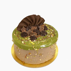 Kunafa Chocolate Cake