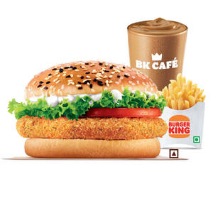 BK Chicken + Med Fries + Chocolate Thick Shake