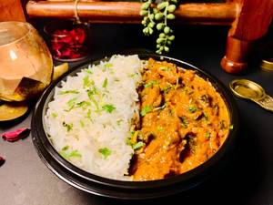 Mushroom Masala Rice Bowl