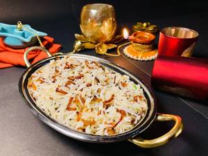 Onion Pulao (served With Kheera Raita)