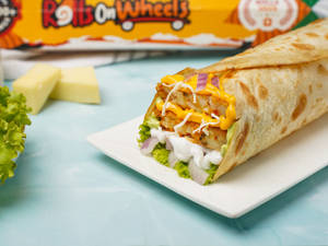 Cheese Burst Aloo Tikki Roll