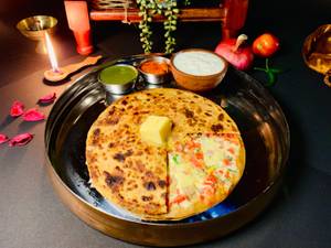 Cheese Burst Paratha (1 Pc - Whole Wheat)