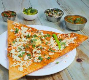 3 Crispy Paneer roastWith sambar and chutney