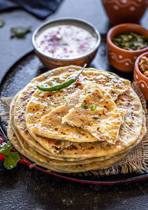 Tawa Paneer Pyaz Paratha