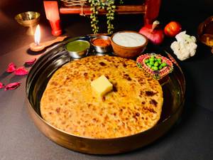 Mix Paratha (1 Pc - Whole Wheat)