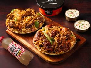 Hyderabadi Chicken & Spicy Chicken Biryani Bowl