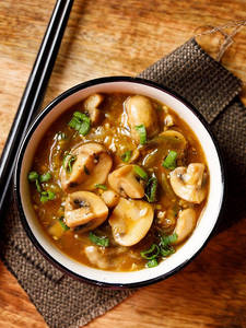 Mushroom Chilli Gravy