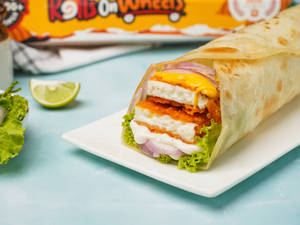 Garlic Paneer Burger Roll