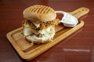 Chicken Double Trouble Burger
