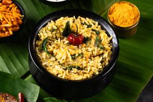 Palak Pappu Rice Bowl
