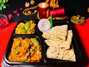 Veg Kolapuri Mini Thali (spicy)