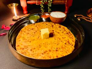 Paneer Paratha (1 Pc - Whole Wheat)